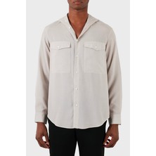 Emporio Armani Relaxed Fit Kapüşonlu Gömlek Erkek Gömlek 3D1CG5 1nkgz 06G2