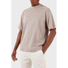 Emporio Armani Pamuklu Bisiklet Yaka Oversize T Shirt Erkek T Shirt 3D1T76 1Jwzz 0650
