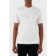 Emporio Armani Logolu Bisiklet Yaka Relaxed Erkek T Shirt 3D1Ta2 1Juvz 01B2
