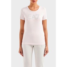 Ea7 Pamuklu Regular Fit Bisiklet Yaka T Shirt Bayan T Shirt 3Dtt21 Tjfkz 1422