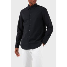 Emporio Armani Pamuklu Regular Fit Gofre Gömlek Erkek Gömlek E31SM0 F1336 999