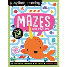 Mazes Sticker Aktivity Book - Amy Boxshall