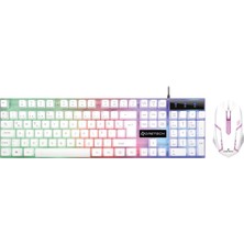 GTS-1001 Rgb Işıklı Oyuncu Klavye ve Mouse Seti (Oyuncular Için Özel Üretim)