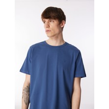 Wrangler Bisiklet Yaka Lacivert Erkek T-Shirt W241575410 Bisiklet Yaka T-Shirt