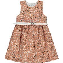 Civil Girls Kız Çocuk Elbise 2-5 Yaş Italyan Karamel