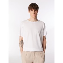 Wrangler Bisiklet Yaka Ekru Erkek T-Shirt W241575104 Bisiklet Yaka T-Shirt