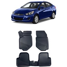 Sare Tuning Hyundai Accent Blue 2010 ve Sonrası Araca Özel 4d Havuzlu Paspas Seti