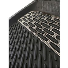 Sare Tuning  Citroen C4X 2023 Sonrası  Krom Karbon Lüx 4d Havuzlu Oto Paspas Takımı