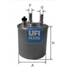 Ufi Yakit Filtresi Kng-Lgn Iii-Twng 1.5dci 08- -Lgn 3.0dci 08- Su Sensör Yuvali 18051