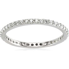 Gumush Gümüş Ince Tamtur Bayan Alyans Yüzük