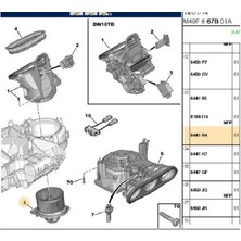 Kale Kalorifer Motoru Klimalı Partner-2 Berlingo-2 (346890-6441R4)