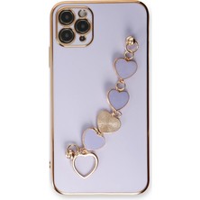 Newface Iphone 11 Pro Max Kılıf Esila Silikon - Lila 24051