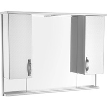 Altıntepe Pvc Lamine Üst Modül Banyo Dolabı 100 cm