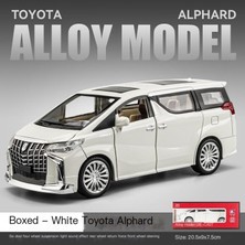 Tengda 1:24 Toyota Alpha Ticari Araç Alaşım Araba Modeli Ses ve Işık Versiyonu Araba Modeli Simülasyon Metal Oyuncak Araba (Yurt Dışından)