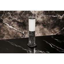 Full Reyon Bendir Mermer Desen Set Üstü Aplik, Direk Aplik, E27 Duy Bahçe Armatürü, Çim, Yürüyüş Yolu Aplik