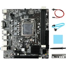 Sant Kuee  B75 Masaüstü Anakart + Sata Kablosu + Anahtar Kablosu + Termal Ped + Termal Gres + Bölme LGA1155 Ddr3 Desteği 2X8G Pcı E 16X (Yurt Dışından)