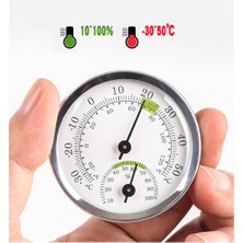 Zining Shop Siyah Stil Kapalı Duvara Monte Termometre Higrometre Pointer Mini Nem Ölçer Termometre Oda Taşınabilir Higrometre Hava Istasyonu (Yurt Dışından)