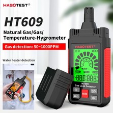 Zining Shop HT609 Tarzı Habotest HT60HT609 Gaz Kaçak Dedektörü Alarmı LCD Ekranlı Sesli ve Görsel Alarmlı Yanıcı Gaz Dedektörü Gaz Dedektörü (Yurt Dışından)