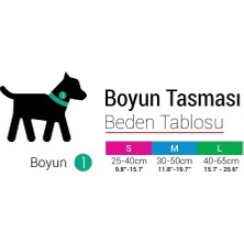Tailpetz Wave Boyun Tasması Ayarlanabilir Dayanıklı Ve Konforlu Köpek Desenli