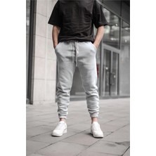 Yakamel Erkek 3 Iplik Içi Pamuklu Kalın Eşofman Altı