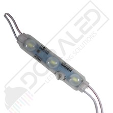 Dora Led Samsung 3'lü Led Modül 12 Volt Yeşil -10 Adet