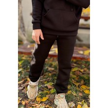 Yakamel Erkek 3 Iplik Şardonlu Jogger Eşofman Altı