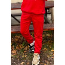 Yakamel Erkek 3 Iplik Şardonlu Jogger Eşofman Altı