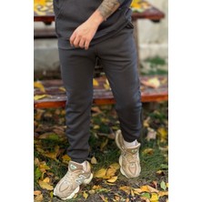 Yakamel Erkek 3 Iplik Şardonlu Jogger Eşofman Altı