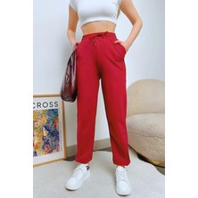 Yakamel Kadın 3 Iplik Içi Puf Eşofman Altı