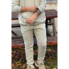 Yakamel Erkek 3 Iplik Şardonlu Jogger Eşofman Altı