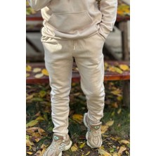 Yakamel Erkek 3 Iplik Şardonlu Jogger Eşofman Altı