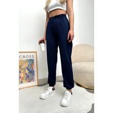 Yakamel Kadın 3 Iplik Içi Puf Eşofman Altı