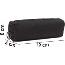 Nemo Group  Unisex Kalemlik Klinkır Su Geçirmez Krinkıl Kumaşlı Tek Gözlü Cepli Kalem Kutusu