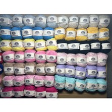 Yıldız Ticaret Cotton Ip 50 gr Örgü Ip Premium Amigurumi Ipi Punch (Panç) Baby Soft  5li