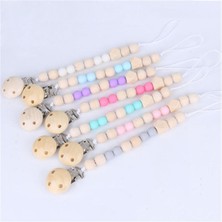 San Gold Bebek Boncuk Diş Kaşıyıcı Bilezik Gıda Sınıfı Silikon Çiğneme Hemşire Hediye Toyteething Kolye Emzik Klip Dıy Özel Güvenli Yapma (Yurt Dışından)