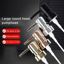 San Gold Rose Gold-1pc Sabun Pompası Sıvı Losyon Dispenseri Kafa Banyo Sıvı Sabunluk Tuvalet El Losyon Şampuan Pompası Tüpünü Değiştirin (Yurt Dışından)