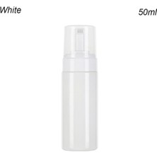 San Gold 50ML White-1pc Sabun Köpük Şişe Dağıtıcı Seyahat Plastik Köpük Şişesi Uygun Taşınabilir Şişe Duş Jeli Pompa Şişesi (Yurt Dışından)