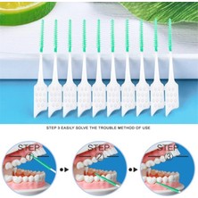 Cdwishbest Kutu Silikon Diş Arası Fırçalar Yumuşak Diş Temizleme Fırçası Diş Bakımı Ipi Kürdan Ağız Araçları (Yurt Dışından)
