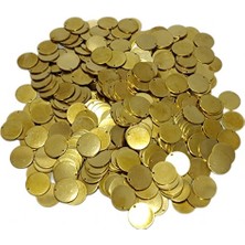 1,8X25MM Yuvarlak Tek Delik Pirinç Payet Pul 2340GR