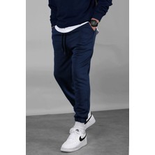 Yakamel Erkek Jogger Kalın Içi Pamuklu Eşofman Altı