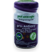 Prof Saraçoğlu Pro–Antioxy Organik Propolis-Aronya-Ekşi Karadut Shot 300 mL