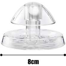 Pengfu Shop Şeffaf Stil 8cm 1 Adet Akvaryum Salyangoz Tuzakları Şeffaf Plastik Salyangoz Yakalayıcı Uygun Gadget Temizleme Araçları Büyük Küçük Balık Tankı Aksesuarları (Yurt Dışından)