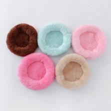Pengfu Shop Pembe Tarzı L Boyutu Uyku Yatak Kirpi Hamster Yatak Yuvarlak Şekil Sıcak Tutmak Lla Tavşan Küçük Hayvan Yuva Kafesi Aksesuarları (Yurt Dışından)