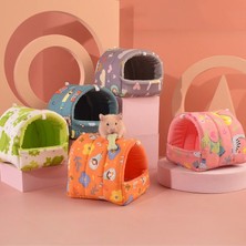 Pengfu Shop Bir Stil L Boyutu Mini Yumuşak Hayvan Hamak Yuva Gelincik Tavşan Gine Domuzu Sıçan Hamster Fareler Yatak Oyuncak Isıtıcı Yastık Ev Mağara Evcil Hayvan Malzemeleri (Yurt Dışından)