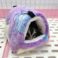 Pengfu Shop Pembe Tarzı S Beden Kış Sıcak Pet House Kafes Hamster Gine Domuz Yatak Küçük Hayvan Yuva Kemirgengine Domuzratkirpi Evcil Hayvan Ürünleri (Yurt Dışından)