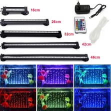 Pengfu Shop 52CM Tarzı Akvaryum Işık Rgb LED Hava Kabarcığı Işık Balık Tankı Için Uzaktan Kumanda Dalgıç Işıklar Sucul Hava Kabarcığı Oksijenasyon Lambası (Yurt Dışından)