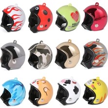 Pengfu Shop No.4 Stili Komik Mken Kask Pet Sert Şapka Dollhouse Mini Kask Oyuncak Şapka Şapka Evcil Hayvan Tavuk Kask Kuş Kafası Kask Evcil Hayvan Malzemeleri (Yurt Dışından)