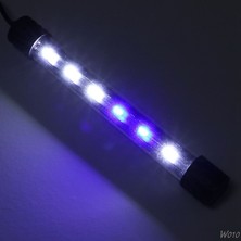 Pengfu Shop Mavibeyaz Tarzı 3.5W Dalgıç Su Geçirmez Akvaryum Balık Tankı LED Işık Bar Lamba Şeridi Ab Tak M09 (Yurt Dışından)