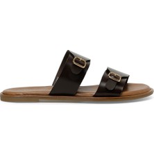 Nine West Cıcorta 4fx Kahverengi Kadın Terlik