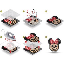 Pixel Pixel Disney Minnie Mouse Boncuk Aktivite ve Oyuncak Seti 5 Figür-Pixel Pixel B16-04